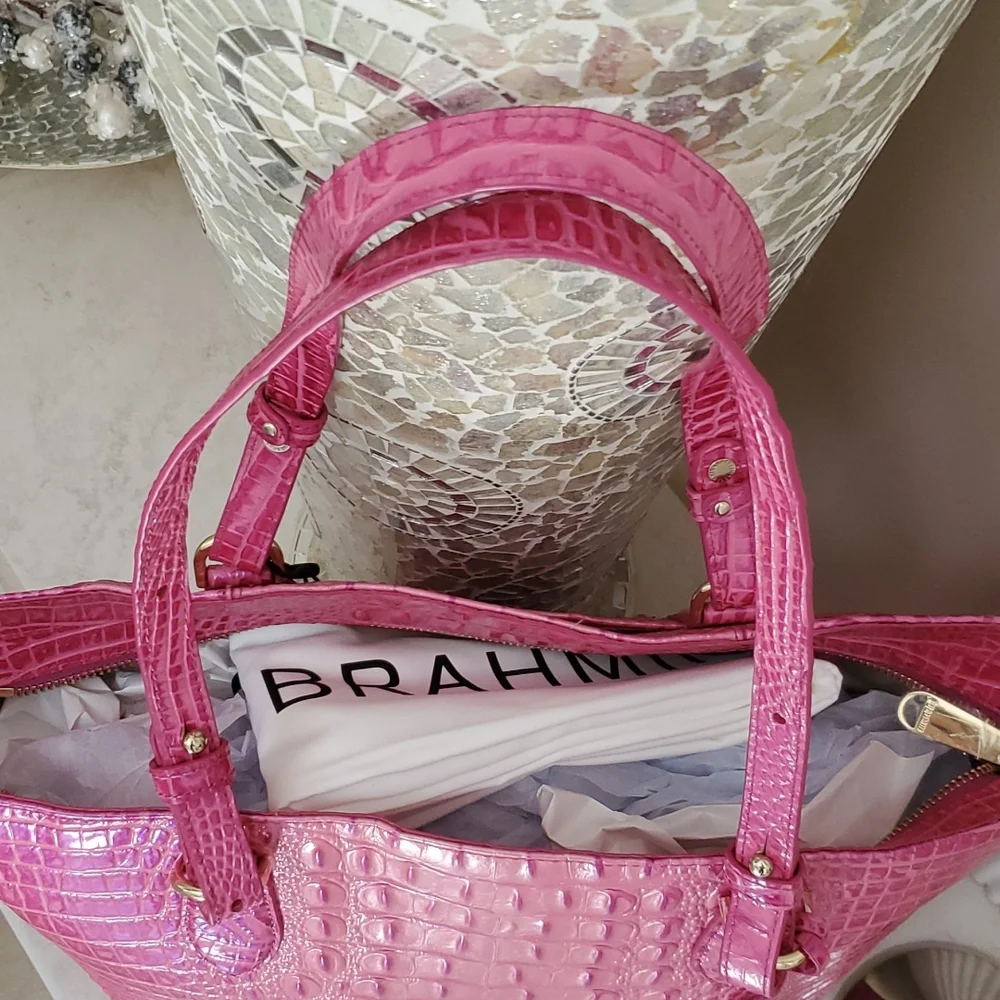 🥳🎈HOST PICK!🎈🥳 💕💝 BRAHMIN ELLEN HIBISCUS OMBRE TOTE 💝💕
